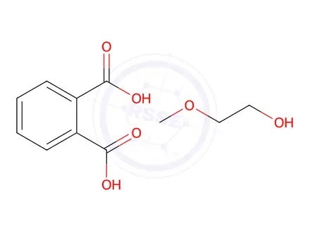 Chemical structure of 1,2-Benzenedicarboxylic acid, esters with by-products from manuf. of 2-methoxyethanol