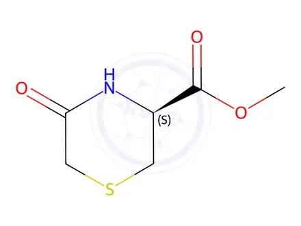 Chemical structure of (S)-5-Oxo-3-thiomorpholinecarboxylic Acid Methyl Ester