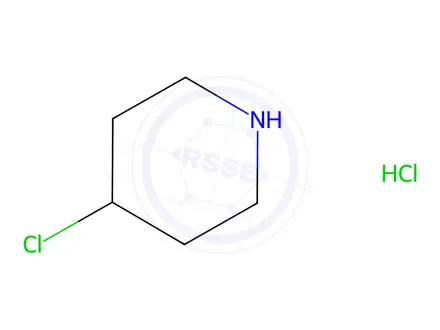 Chemical structure of 4-Chloropiperidine Hydrochloride