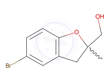 Chemical structure of (5-bromo-2-methyl-benzofuran-3-yl)methanol
