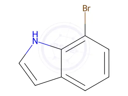Chemical structure of 7-Bromoindole