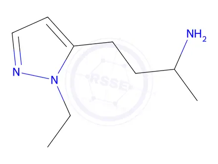 Chemical structure of 4-(1-Ethyl-1h-pyrazol-5-yl)butan-2-amine
