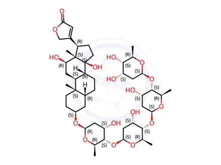 Chemical structure of Digoxin EP Impurity K