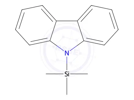 Chemical structure of 9-(Trimethylsilyl)-9H-carbazole