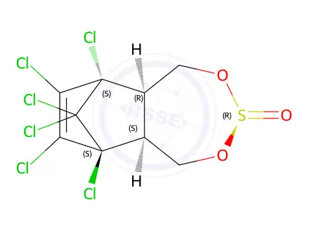 Chemical structure of Alpha-Endosulfan