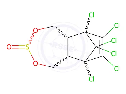 Chemical structure of Endosulfan (alpha beta) in n-Hexane