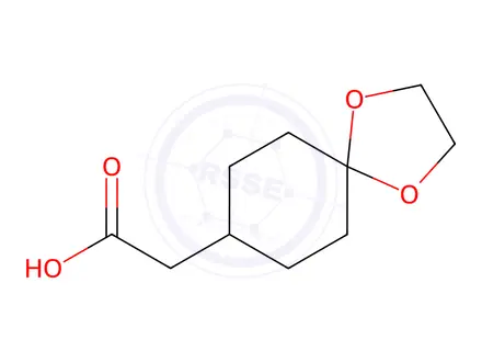 Chemical structure of 1,4-Dioxaspiro[4.5]decane-8-acetic acid