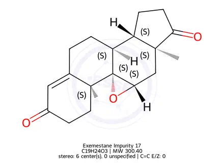 Chemical structure of Exemestane Impurity 58