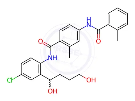 Chemical structure of Tolvaptan Impurity 3 (DM-4104)