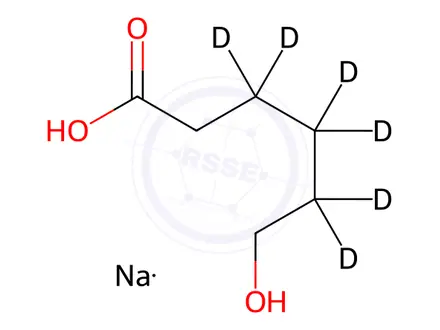 Chemical structure of Sodium 6-Hydroxyhexanoate3,3,4,4,5,5-d6