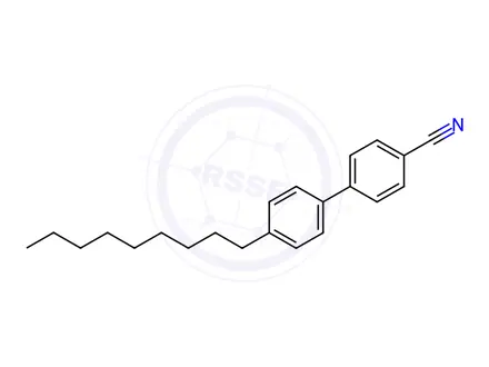 Chemical structure of 4-Cyano-4'-nonylbiphenyl