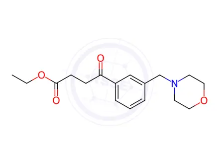 Chemical structure of Ethyl 4-[3-(morpholinomethyl)phenyl]-4-oxobutyrate