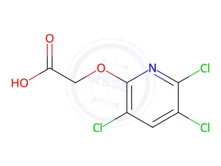 Chemical structure of Triclopyr