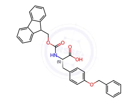 Chemical structure of Fmoc-Tyr(Bzl)-OH