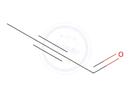 Chemical structure of But-2-ynal