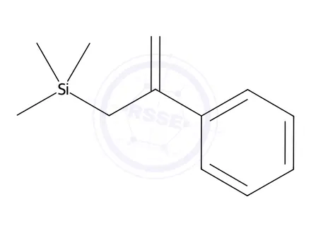 Chemical structure of Benzene, [1-[(trimethylsilyl)methyl]ethenyl]-