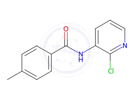 Chemical structure of 3-(p-toluoylamino)-2-chloropyridine