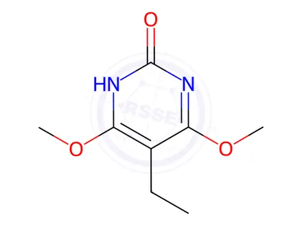 Chemical structure of 2(1H)-Pyrimidinone, 5-ethyl-4,6-dimethoxy-(9CI)