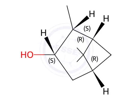 Chemical structure of [1S-(1alpha,2alpha,3alpha,5alpha)]-2,6,6-trimethylbicyclo[3.1.1]heptan-3-ol