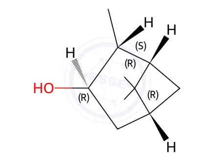 Chemical structure of [1S-(1alpha,2alpha,3beta,5alpha)]-2,6,6-trimethylbicyclo[3.1.1]heptan-3-ol