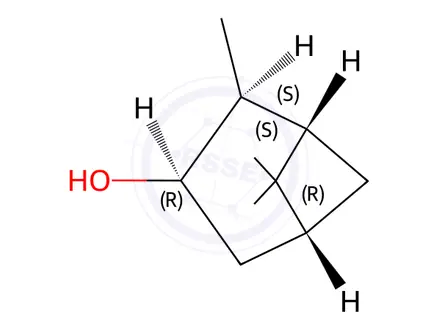 Chemical structure of [1S-(1alpha,2beta,3beta,5alpha)]-2,6,6-trimethylbicyclo[3.1.1]heptan-3-ol