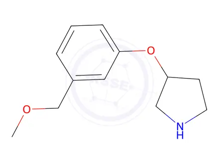 Chemical structure of 3-(3-(Methoxymethyl)phenoxy)pyrrolidine