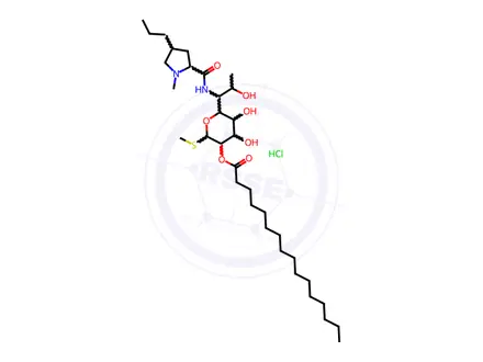 Chemical structure of Lincomycin 2-Palmitate Hydrochloride