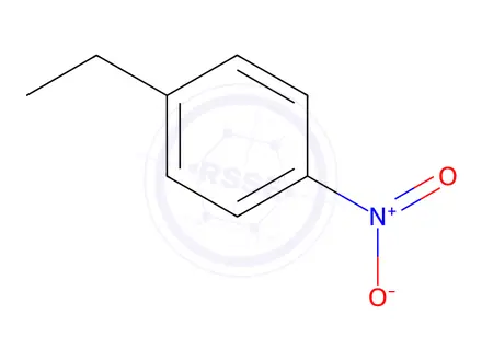 Chemical structure of 4-Ethylnitrobenzene