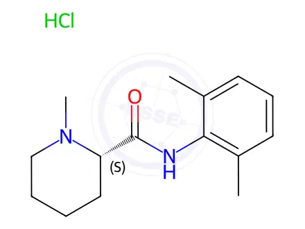 Chemical structure of Mepivacaine EP Impurity C (HCl Salt)