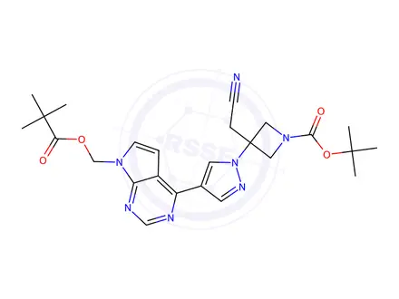 Chemical structure of Baricitinib Impurity 102