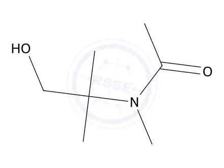 Chemical structure of N-(1-Hydroxy-2-methylpropan-2-yl)-N-methylacetamide