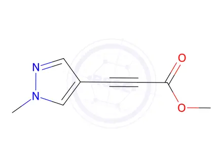 Chemical structure of Methyl 3-(1-Methyl-1h-pyrazol-4-yl)prop-2-ynoate