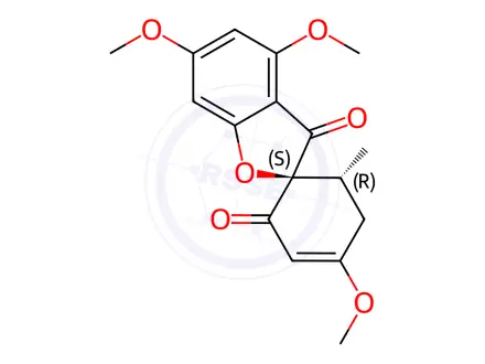 Chemical structure of Griseofulvin Impurity 10