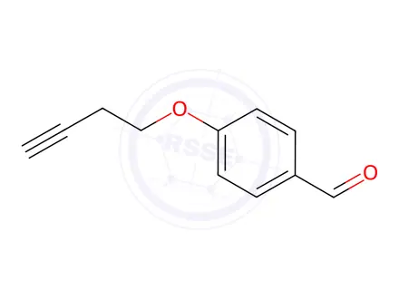 Chemical structure of 4-(But-3-yn-1-yloxy)benzaldehyde