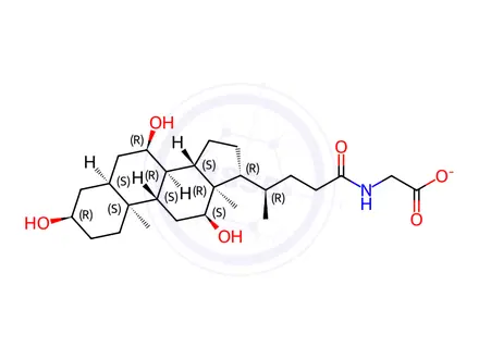 Chemical structure of Sodium Glycocholate Hydrate