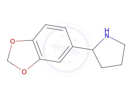 Chemical structure of 2-(Benzo[d][1,3]dioxol-5-yl)pyrrolidine