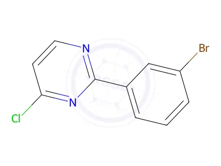 Chemical structure of 2-(3-Bromophenyl)-4-chloropyrimidine