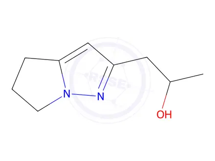 Chemical structure of 1-(5,6-Dihydro-4H-pyrrolo[1,2-b]pyrazol-2-yl)propan-2-ol