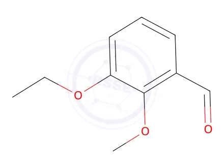 Chemical structure of 3-ethoxy-2-methoxybenzaldehyde