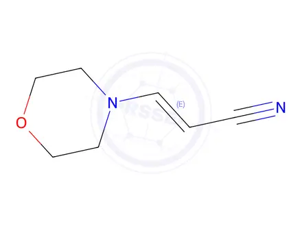 Chemical structure of (E)-β-Morpholino acrylonitrile