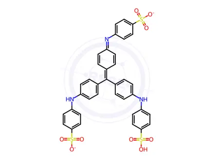 Chemical structure of Methyl Blue
