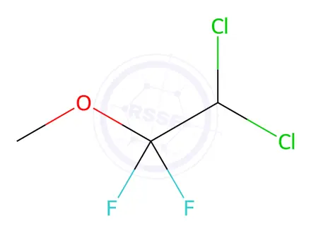 Chemical structure of Sevoflurane Impurity 44 (Methoxyflurane)