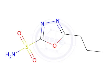 Chemical structure of 5-Propyl-1,3,4-oxadiazole-2-sulfonamide