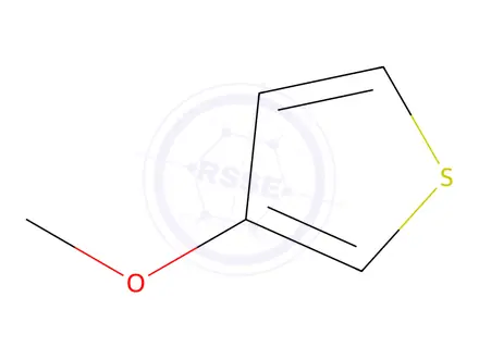 Chemical structure of 3-methoxythiophene