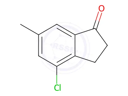 Chemical structure of 4-Chloro-6-methyl-indan-1-one