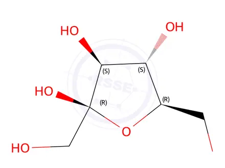 Chemical structure of Fructooligosaccharides