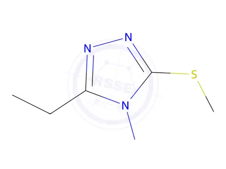 Chemical structure of 3-Ethyl-5-(methylsulfanyl)-4h-1,2,4-triazol-4-amine