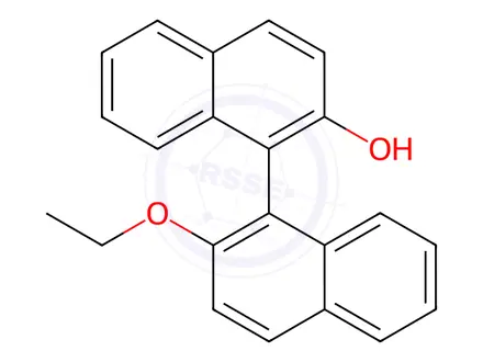 Chemical structure of (1S)-2’-Ethoxy-[1,1’-binaphthalen]-2-ol