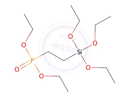 Chemical structure of Diethyl (2-(triethoxysilyl)ethyl)phosphonate