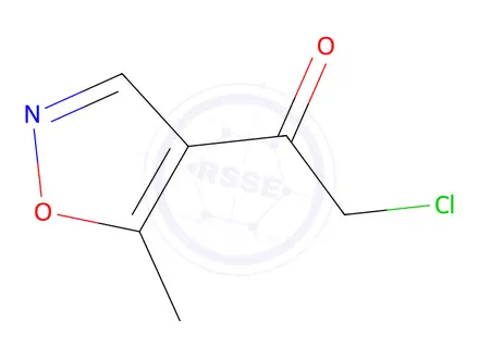 Chemical structure of 2-chloro-1-(5-methyl-1,2-oxazol-4-yl)ethan-1-one